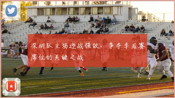深圳队主场迎战强敌，争夺季后赛席位的关键之战