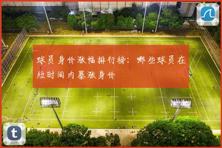 球员身价涨幅排行榜：哪些球员在短时间内暴涨身价